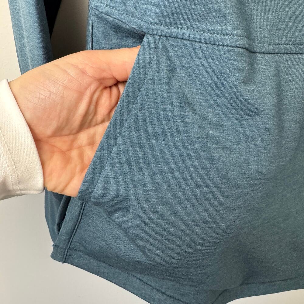 Title Nine Women's Manresa Hoodie Turquoise Size Small - Picture 5 of 9